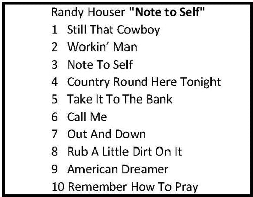 Note To Self - Smokey Clear, Randy Houser, LP