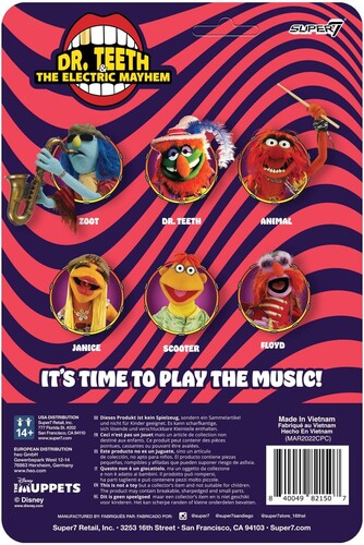 Muppets Wave 1 - Electric Mayhem Band - Floyd, Muppets Wave 1 - Electric Mayhem Band - Floyd, Collectibles