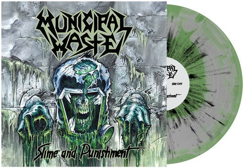 Slime & Punishment - Gray & Mint Swirl W/ Black