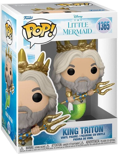 The Little Mermaid (Live Action) - King Triton, Funko Pop! Disney:, Collectibles