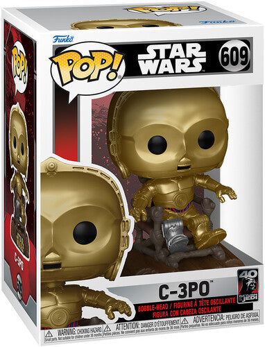 Return Of The Jedi 40Th - C3p0 In Chair, Funko Pop! Star Wars:, Collectibles