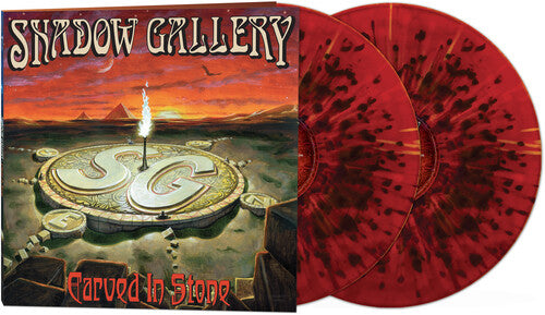 Carved In Stone - Red/Black Splatter, Shadow Gallery, LP