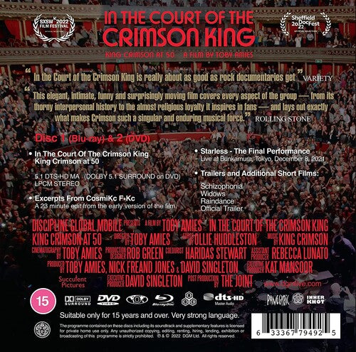 In The Court Of The Crimson King - King Crimson At, King Crimson, Blu-Ray