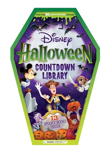 Disney: Halloween Story Library: With 13 Spooky Stories and 80 Glow-In-The-Dark Stickers by Igloobooks