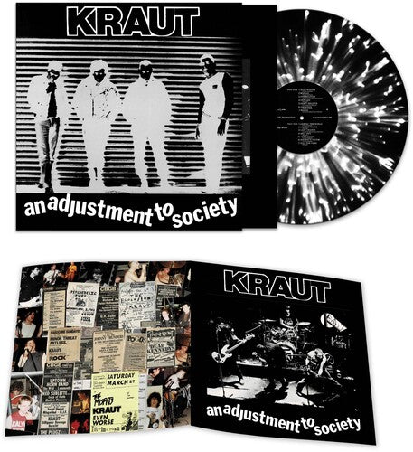 An Adjustment To Society - Black/White Splatter, Kraut, LP