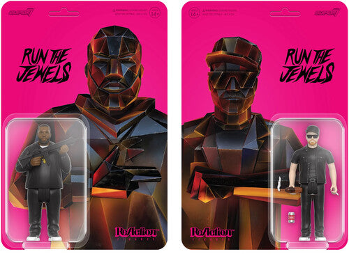 RUN THE JEWELS / SUPER7 - RUN THE JEWELS WAVE 2 ReACTION FIGURE   - DANGEROUS KILLER MIKE AND EL-P