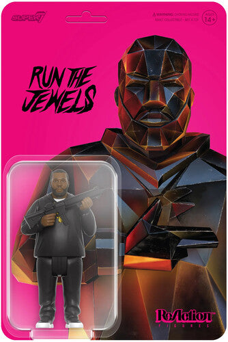 RUN THE JEWELS / SUPER7 - RUN THE JEWELS WAVE 2 ReACTION FIGURE   - DANGEROUS KILLER MIKE AND EL-P, Rtj Wave 2 Set - Dangerous Killer Mike And El-P, LP