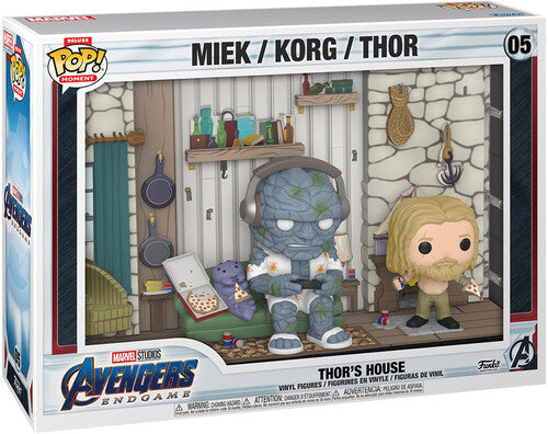 Endgame - Thor's House, Funko Pop! Moments Deluxe:, Collectibles