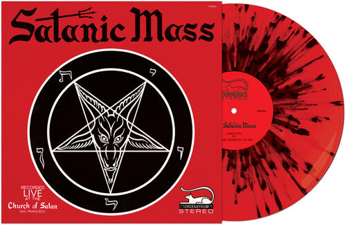 Satanic Mass - Red/Black Splatter, Anton Lavey, LP