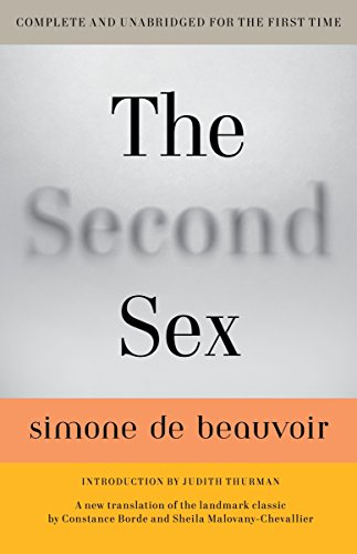 The Second Sex -- Simone de Beauvoir, Paperback