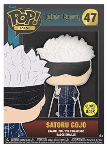 Funko Pins Anime Jujutsu Kaisen Satoru Gojo, Pins Anime Jujutsu Kaisen, Apparel