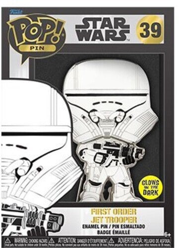 Star Wars - First Order Jet Trooper White (Styles, Funko Pop! Pins:, Apparel