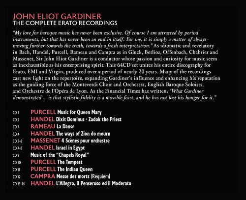 Complete Erato Recordings, John Eliot Gardiner, CD