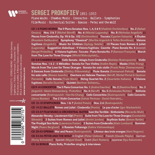 Prokofiev Edition, Prokofiev Edition, CD