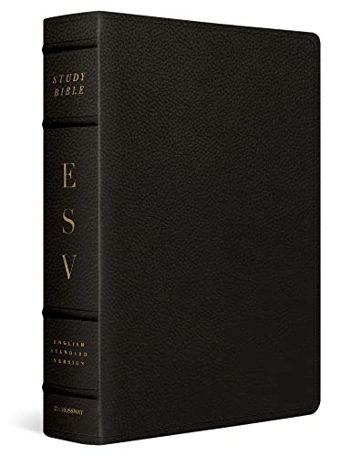 ESV Study Bible (Buffalo Leather, Deep Brown) by