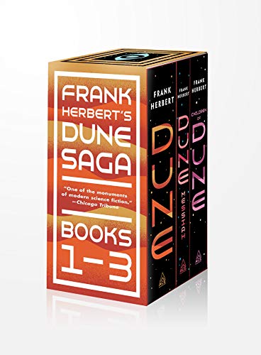 Frank Herbert's Dune Saga 3-Book Boxed Set: Dune, Dune Messiah, and Children of Dune -- Frank Herbert, Paperback