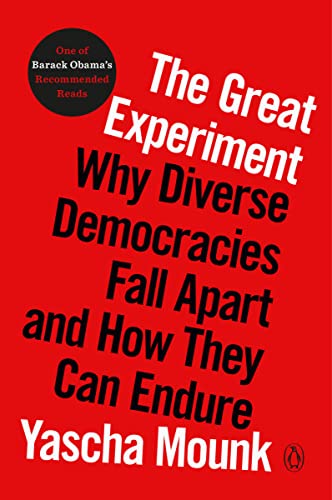 The Great Experiment: Why Diverse Democracies Fall Apart and How They Can Endure -- Yascha Mounk, Paperback