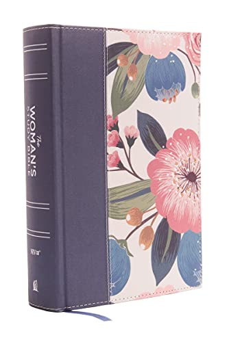 NIV, the Woman's Study Bible, Cloth Over Board, Blue Floral, Full-Color: Receiving God's Truth for Balance, Hope, and Transformation -- Dorothy Kelley Patterson, Bible