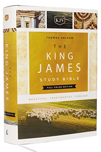 The King James Study Bible, Hardcover, Full-Color Edition -- Thomas Nelson, Bible