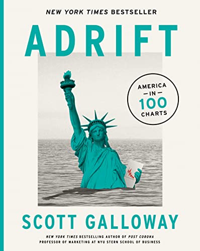 Adrift: America in 100 Charts -- Scott Galloway - Hardcover