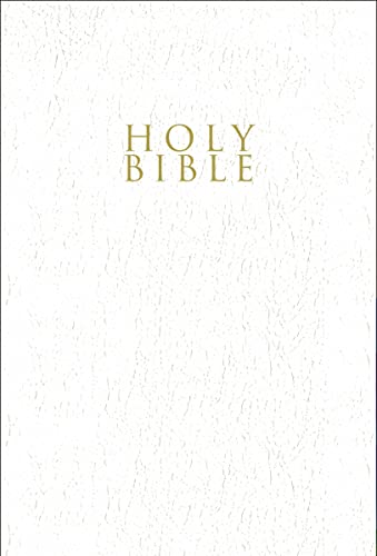 Niv, Gift and Award Bible, Leather-Look, White, Red Letter Edition, Comfort Print -- Zondervan, Bible