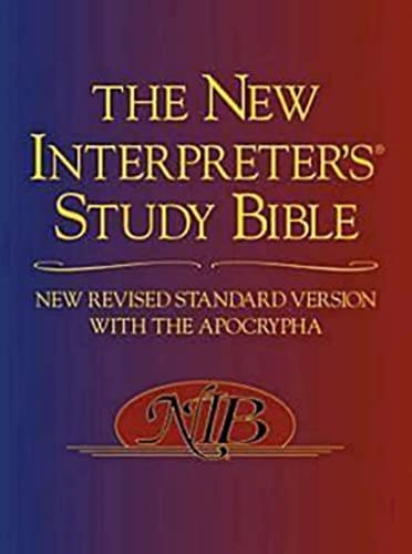 New Interpreter's Study Bible-NRSV -- Walter Harrelson - Bible