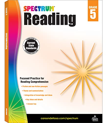 Spectrum Reading Workbook, Grade 5 by Spectrum