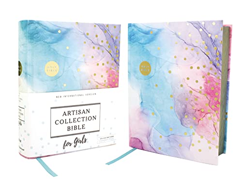 Niv, Artisan Collection Bible for Girls, Cloth Over Board, Multi-Color, Art Gilded Edges, Red Letter Edition, Comfort Print, Bible