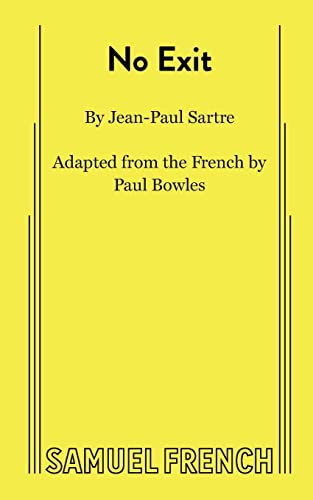 No Exit -- Jean-Paul Sarte, Paperback