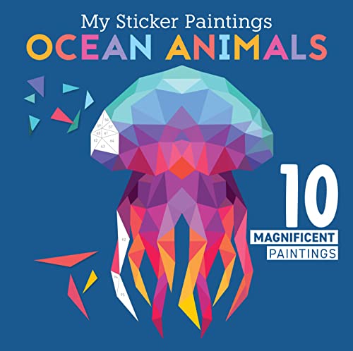 My Sticker Paintings: Ocean Animals: 10 Magnificent Paintings by Clorophyl Editions