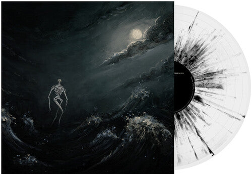 Into The Raging Sea - White & Black Splatter