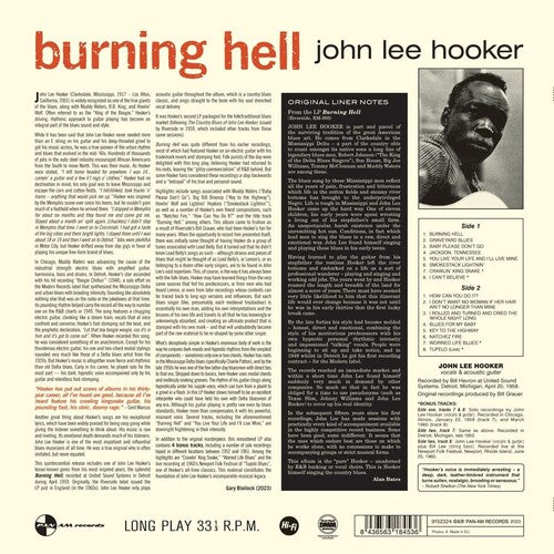 Burning Hell - John Lee Hooker - LP