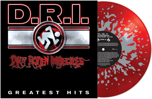 Greatest Hits - Red/Silver Splatter, D.R.I., LP