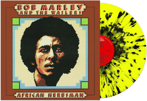 African Herbsman - Yellow/Black Splatter, Bob & The Wailers Marley, LP