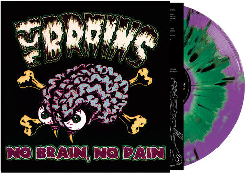 No Brain No Pain - Green/Purple Haze Splatter, Brains, LP