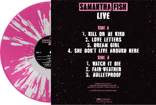 Live - Pink/White Splatter, Samantha Fish, LP