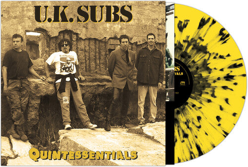 Quintessentials - Yellow/Black Splatter, Uk Subs, LP