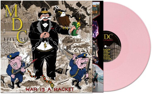 War Is A Racket - Pink, Mdc, LP