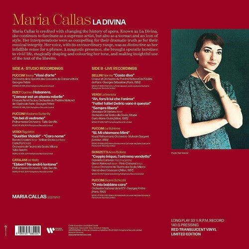 La Divina - Compilation (Best Of Callas), Maria Callas, LP