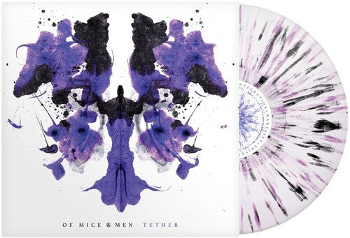 Tether - White Purple Black Splatter