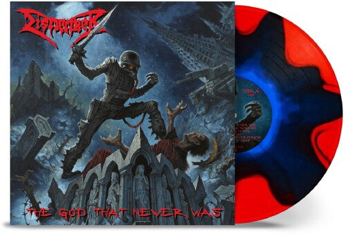 God That Never Was - Blue In Red Split