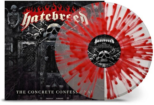 Concrete Confessional - Clear Red Splatter, Hatebreed, LP