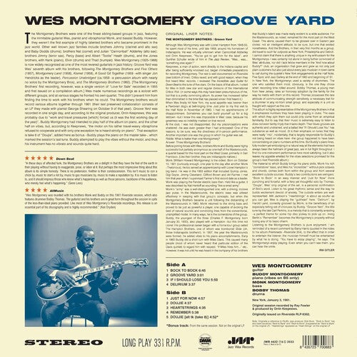Groove Yard, Wes Montgomery, LP