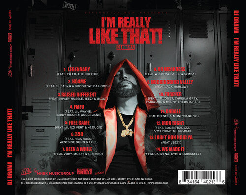 I'm Really Like That, Dj Drama, CD