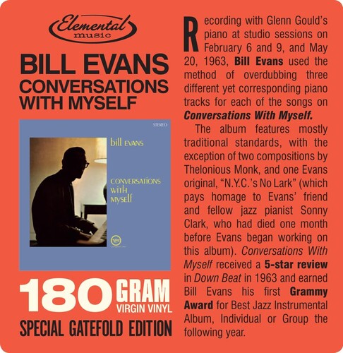 Conversations With Myself, Bill Evans, LP