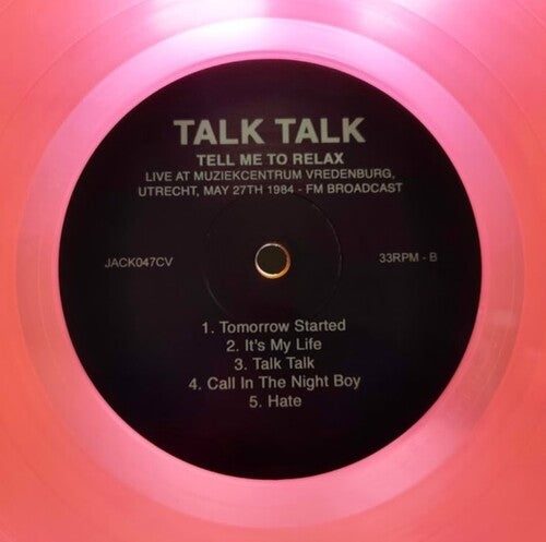 Tell Me To Relax: Live At Muziekcentrum Vredenburg, Talk Talk, LP