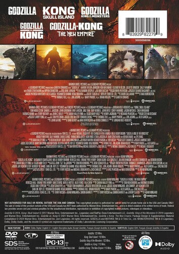 Godzilla / Kong Monsterverse 5-Film Collection, Godzilla / Kong Monsterverse 5-Film Collection, DVD