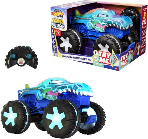 Hw Monster Trucks 1:15 Scale Mega Wrex Alive Rc