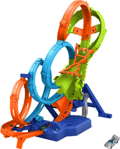 Hot Wheels Action 4 Loop Crash Out Track Set