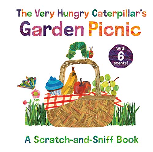 The Very Hungry Caterpillar's Garden Picnic: A Scratch-And-Sniff Book -- Eric Carle, Board Book